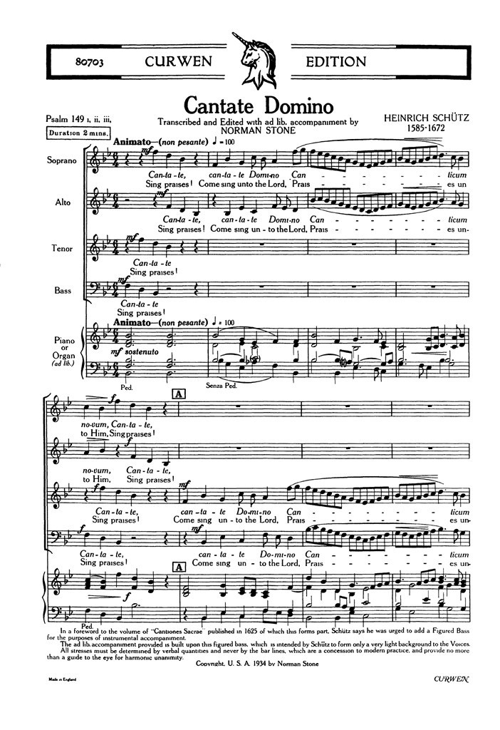Cantate Domino